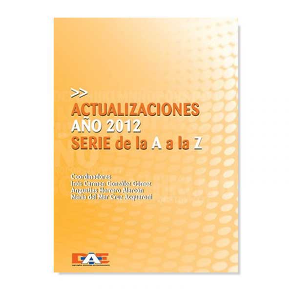 Libro digital - Actualizaciones Año 2012 de la A a la Z